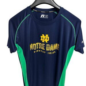 Notre Dame Fighting Irish T Shirt Mens Size XL Logo Russel Athletics